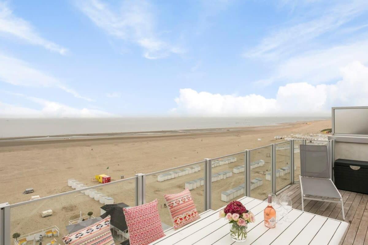 Appartement Modern Penthouse With Stunning Sea-View, Sauna And 2 Large Terraces! à Knokke-Le-Zoute Extérieur photo