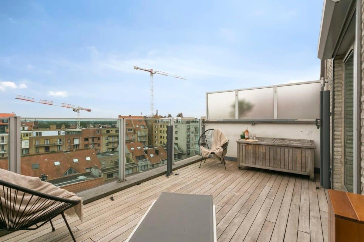 Appartement Modern Penthouse With Stunning Sea-View, Sauna And 2 Large Terraces! à Knokke-Le-Zoute Extérieur photo